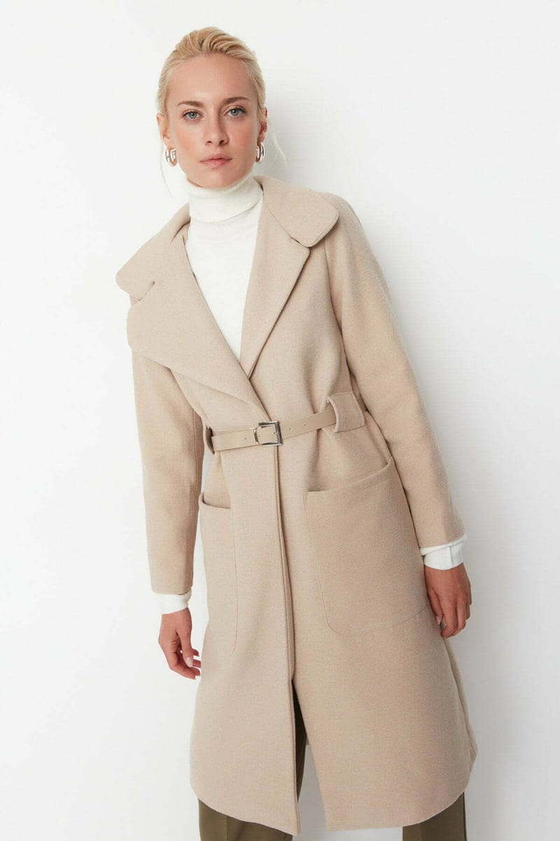 Pocket Detail Longline Coat - Blazers & Coats 20
