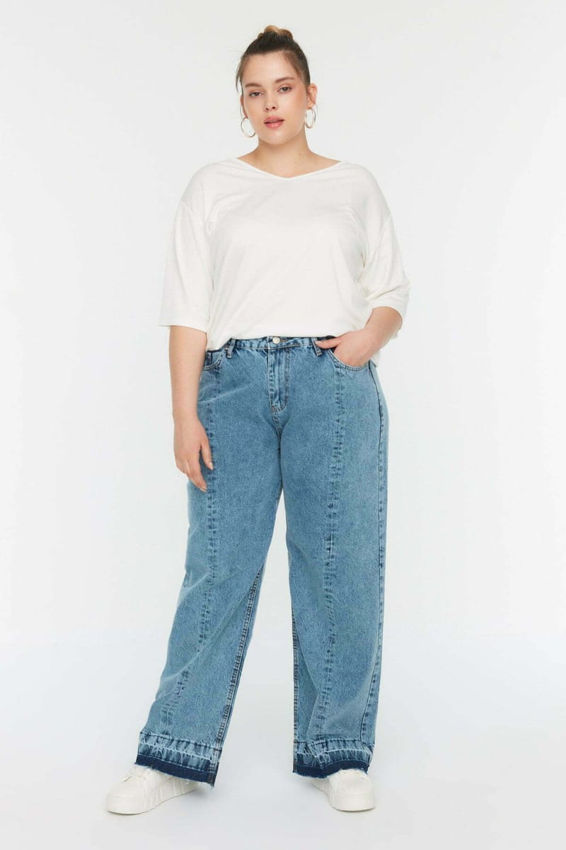 Plus Size Curve High Waist Jeans - Plus Size Pants & Leggings 24