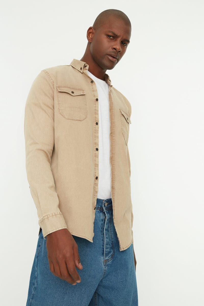 Regular Fit Denim Shirt - Long Sleeves Shirts 26