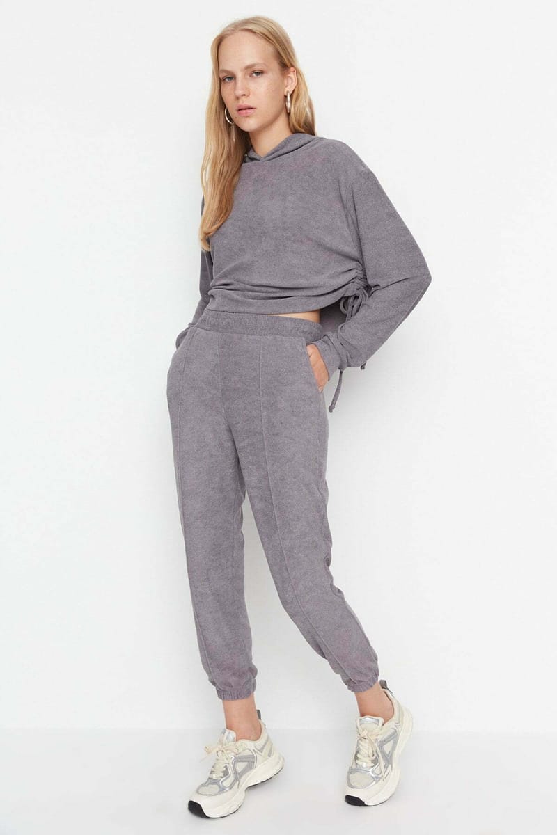 Detailed Towel Knitted Top And Bottom Set - Co-ord Sets 25