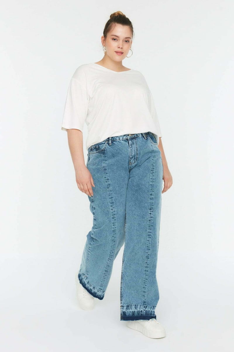 Plus Size Curve High Waist Jeans - Plus Size Pants & Leggings 25