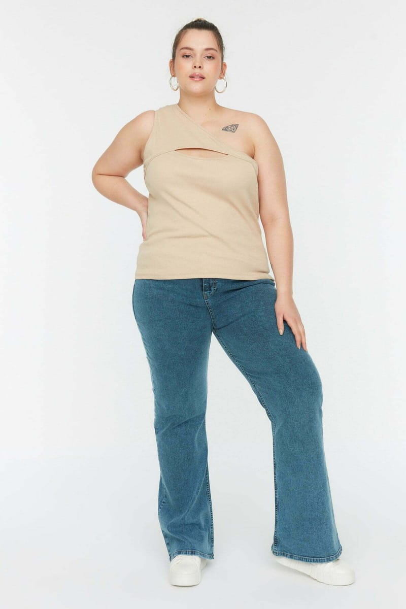 Plus Size High Waist Jeans - Plus Size Pants & Leggings 61