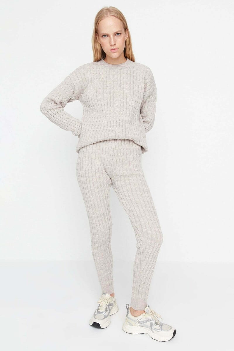 3_org_zoom Braided Knitwear Bottom Top Set - Co-ord Sets 35