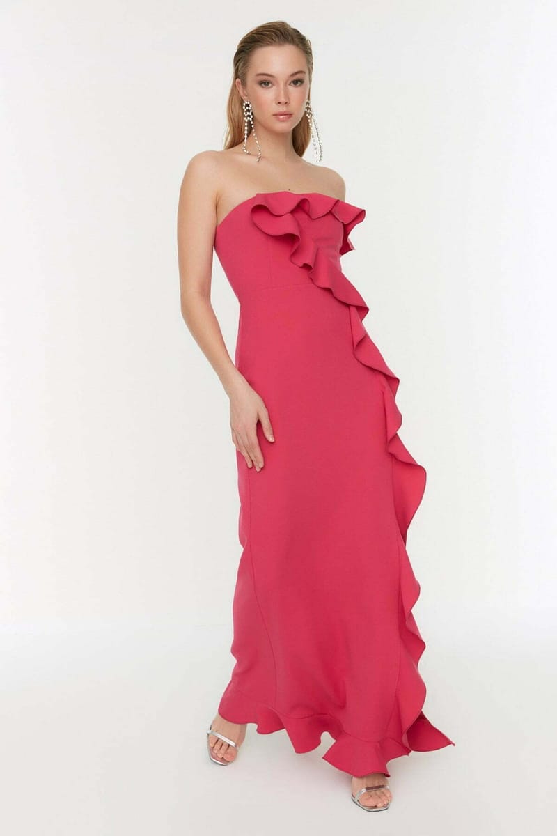 Petit Ruffled Maxi Evening & Graduation Dress - Maxi Dresses 21