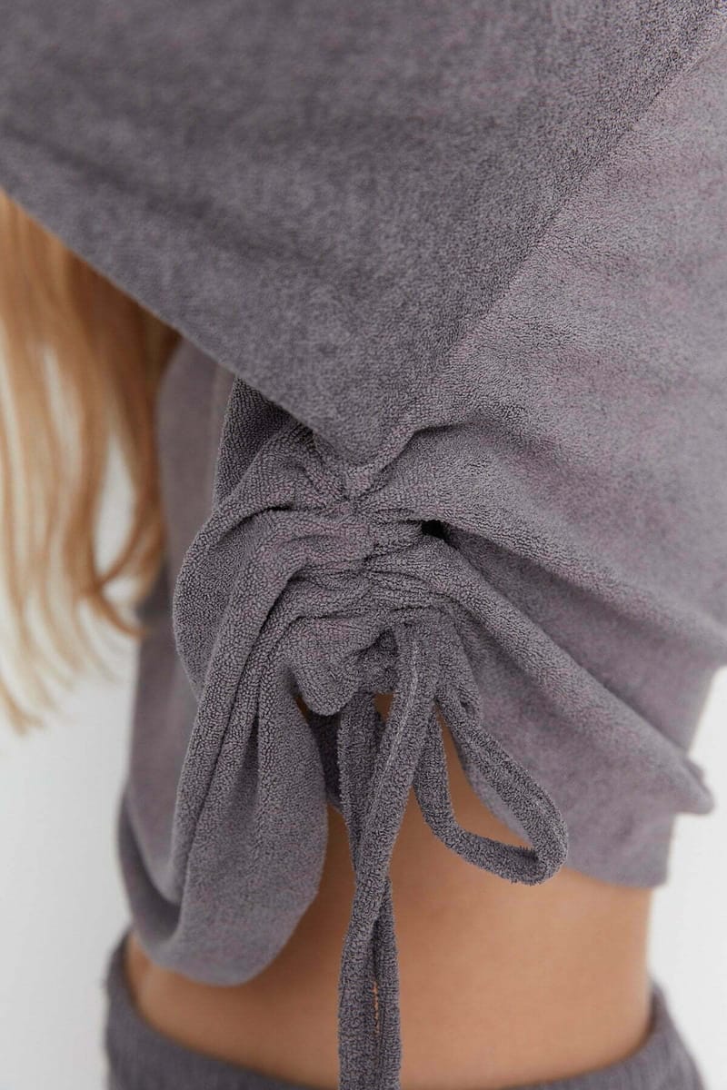 Detailed Towel Knitted Top And Bottom Set - Co-ord Sets 26