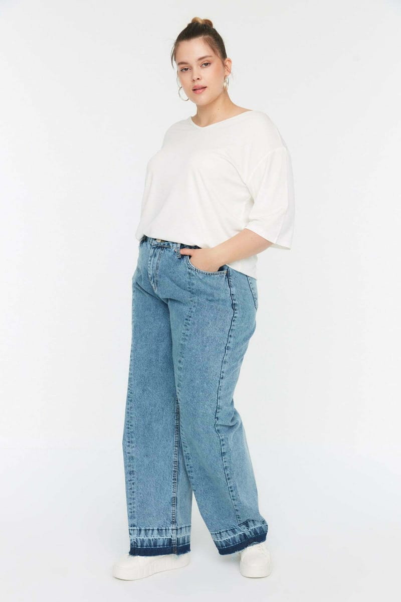 Plus Size Curve High Waist Jeans - Plus Size Pants & Leggings 26