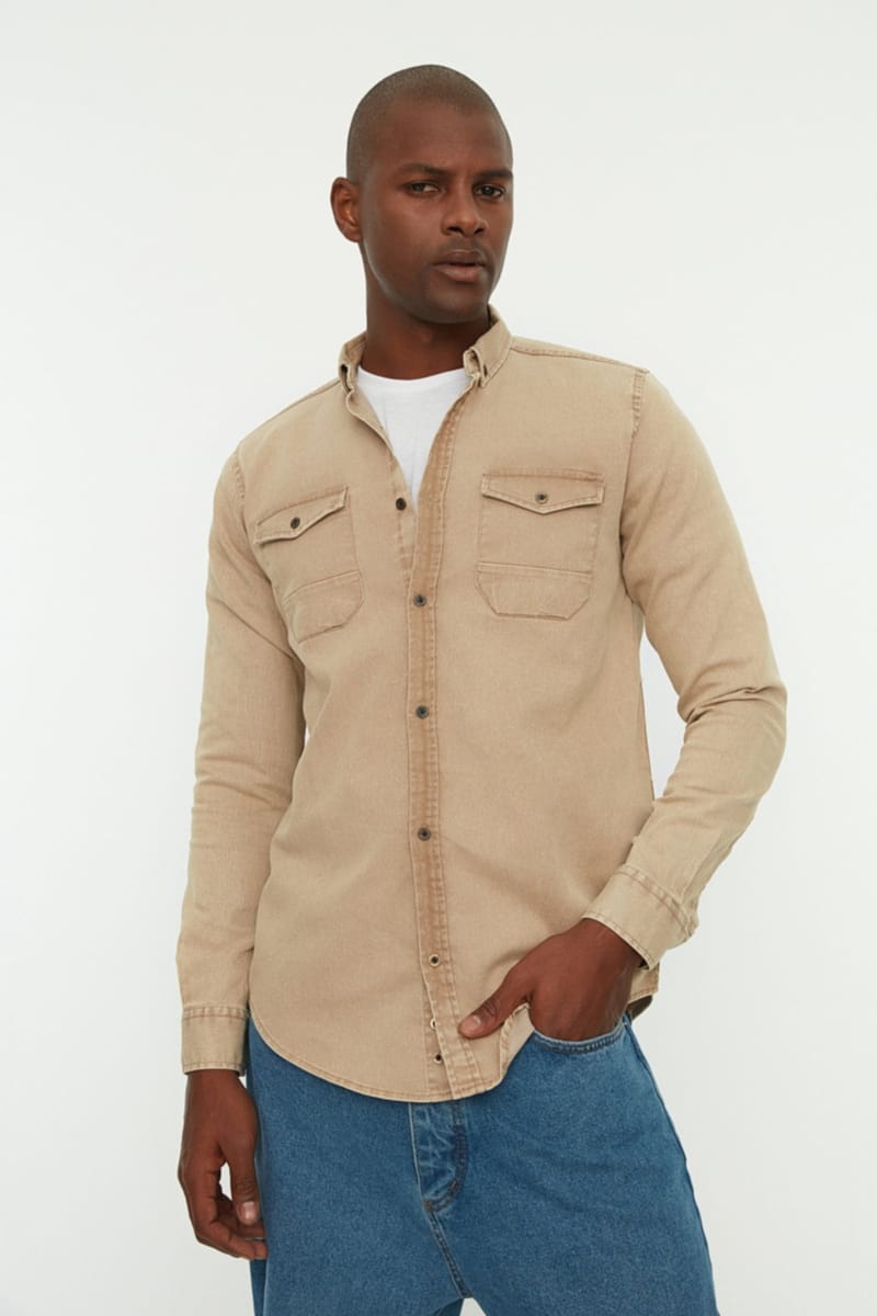 Regular Fit Denim Shirt - Long Sleeves Shirts 29