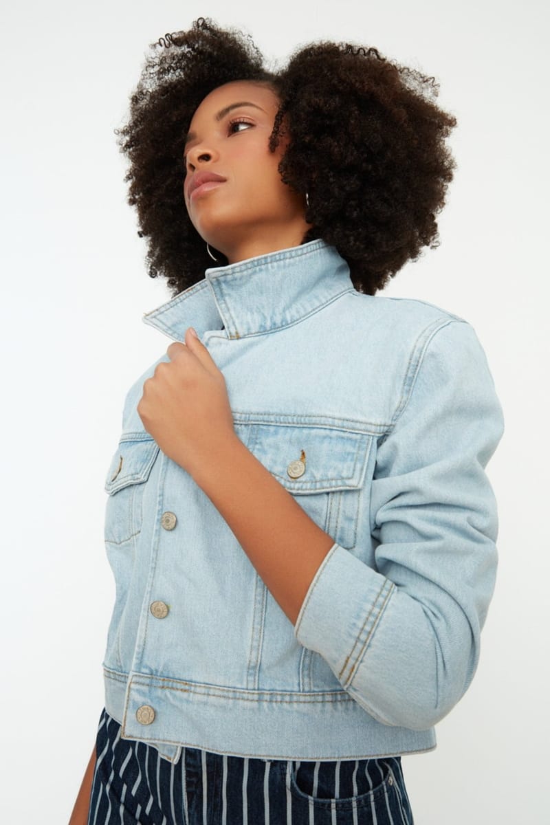 Button Down Denim Jacket - Denim Jackets 22