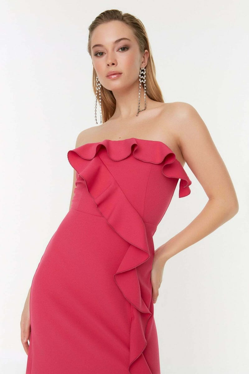 Petit Ruffled Maxi Evening & Graduation Dress - Maxi Dresses 22