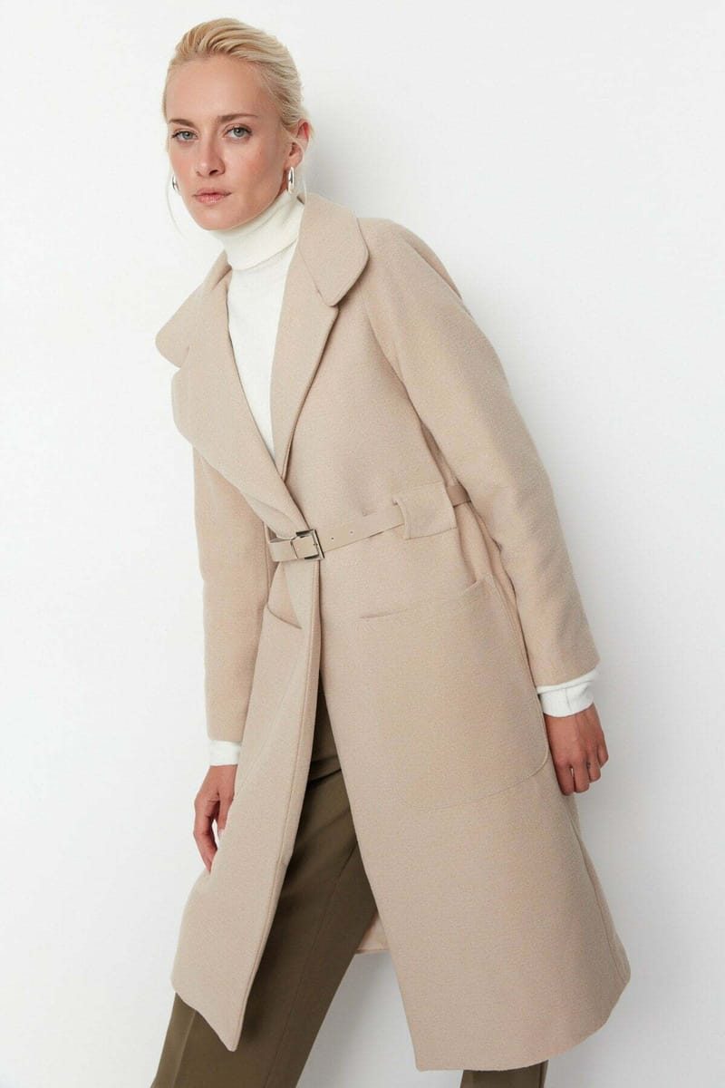 Pocket Detail Longline Coat - Blazers & Coats 22