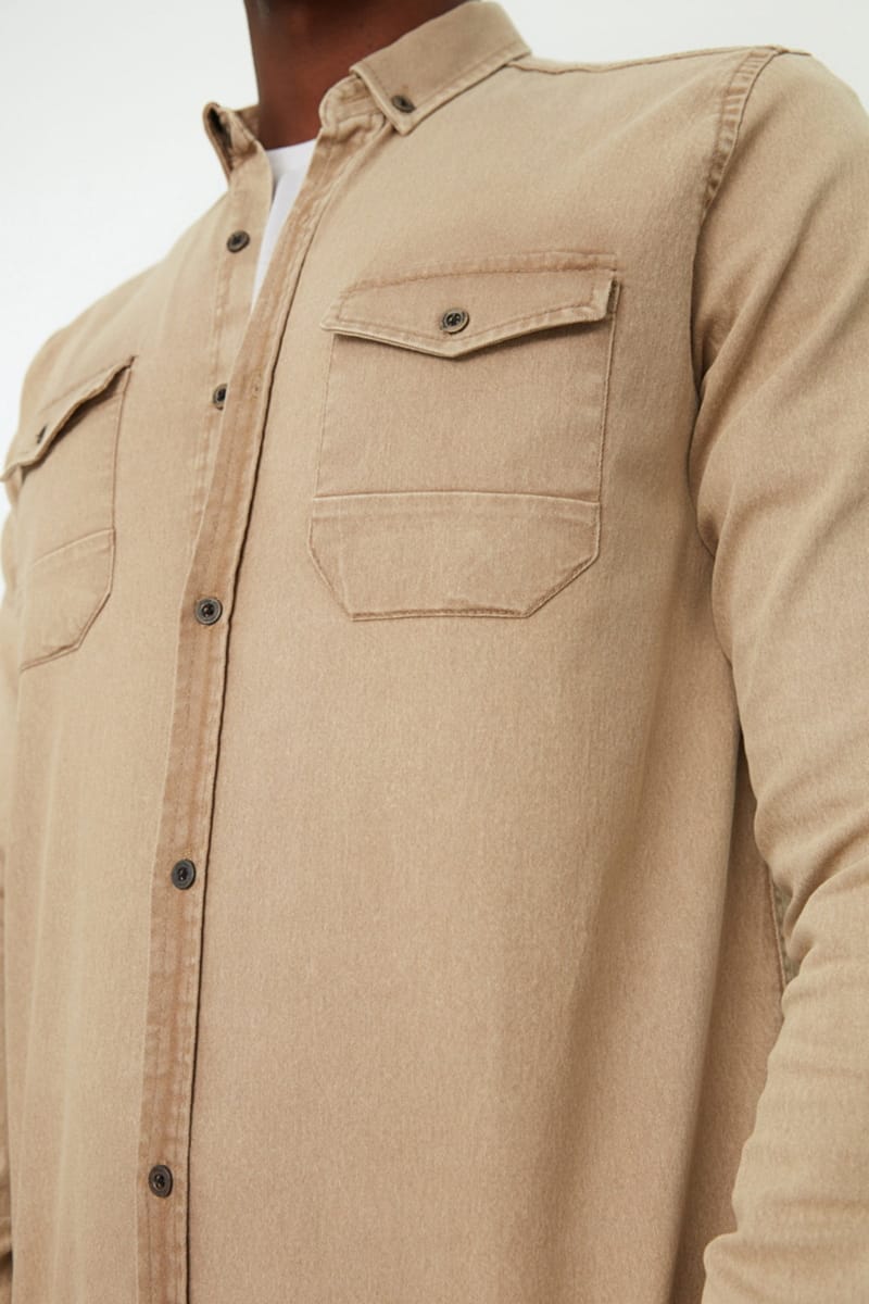 Regular Fit Denim Shirt - Long Sleeves Shirts 28