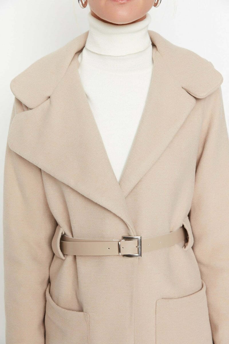 Pocket Detail Longline Coat - Blazers & Coats 23