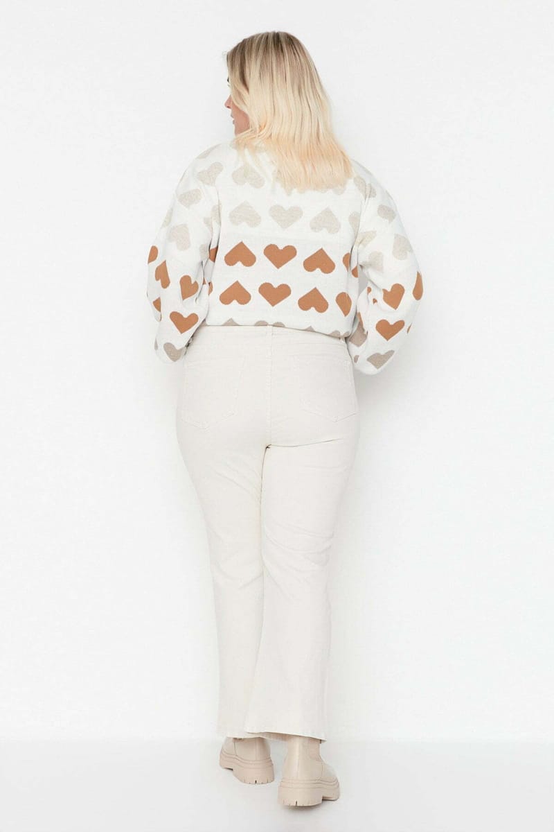 Plus Size High Waist Flare Fit Jeans - Plus Size Pants & Leggings 35