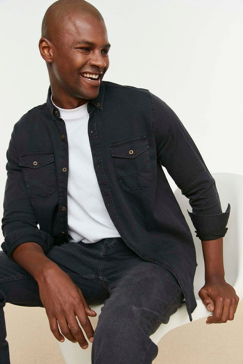 6_org_zoom Regular Fit Denim Shirt - Long Sleeves Shirts 47