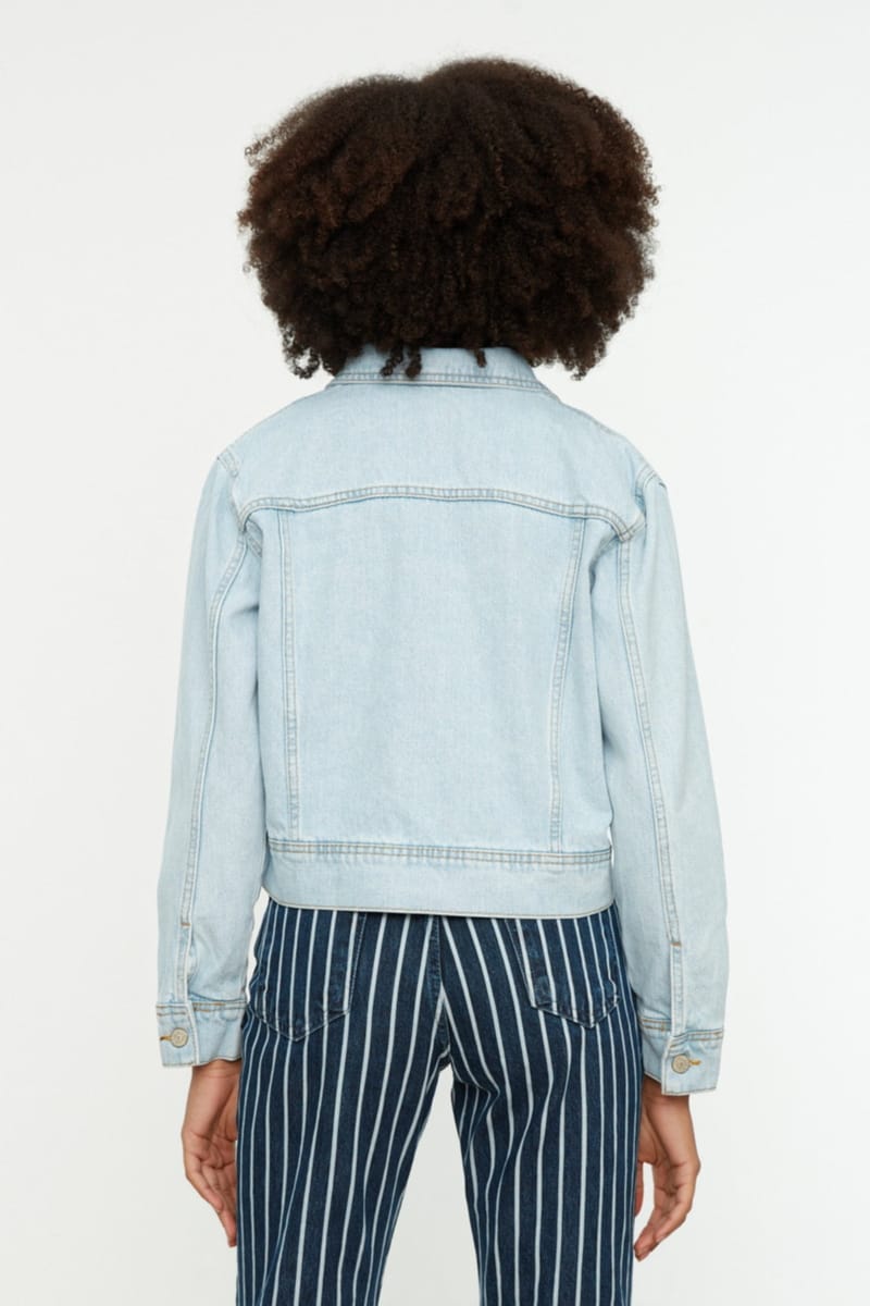 Button Down Denim Jacket - Denim Jackets 24