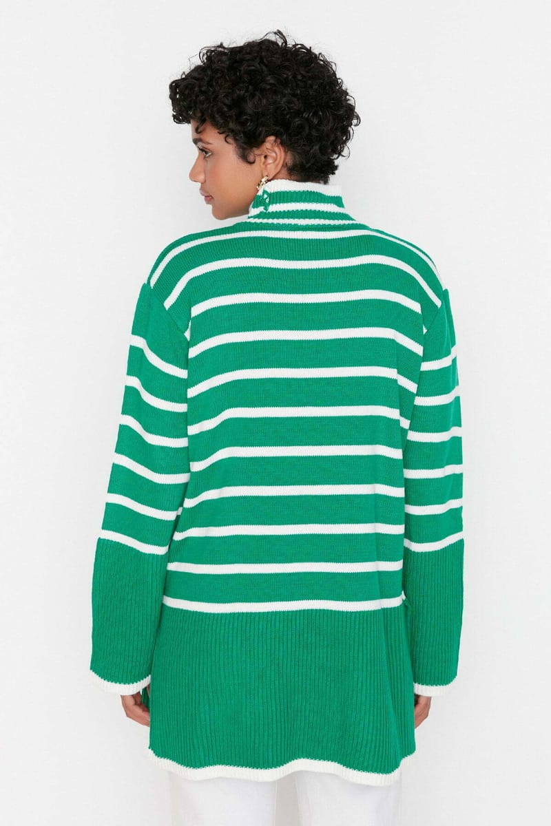 Striped Knitwear Sweater - Sweaters 54