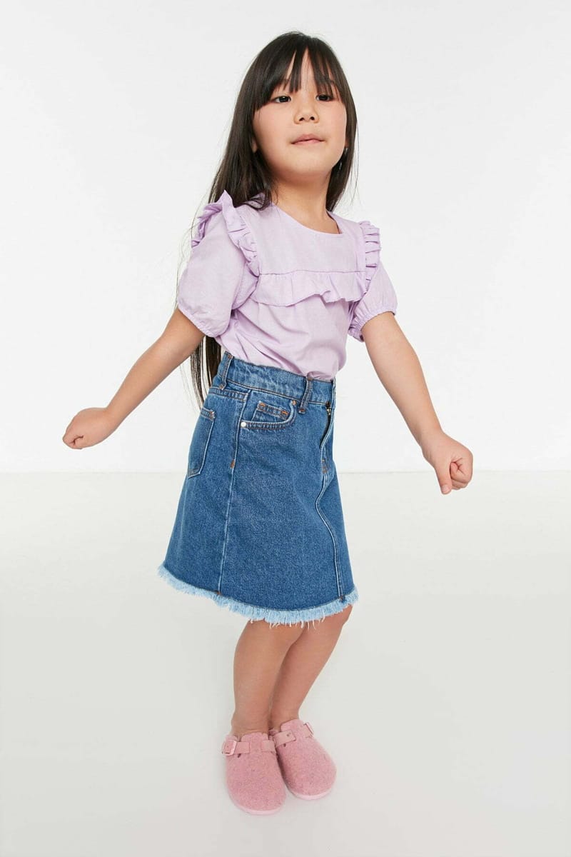 9_org_zoom Tasseled Denim Skirt - Skirts 81