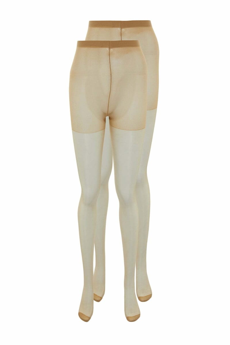 Pack of 2 Sheer And Darker Thigh Women's Stockings Pack Of 2 Sheer And Darker Thigh Women's Stockings - Leggings & Bottoms 27