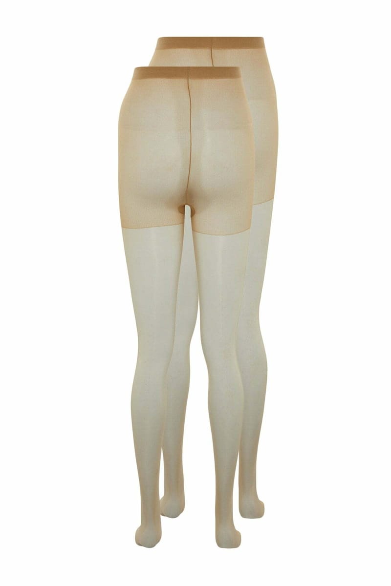 Pack of 2 Sheer And Darker Thigh Women's Stockings Pack Of 2 Sheer And Darker Thigh Women's Stockings - Leggings & Bottoms 29