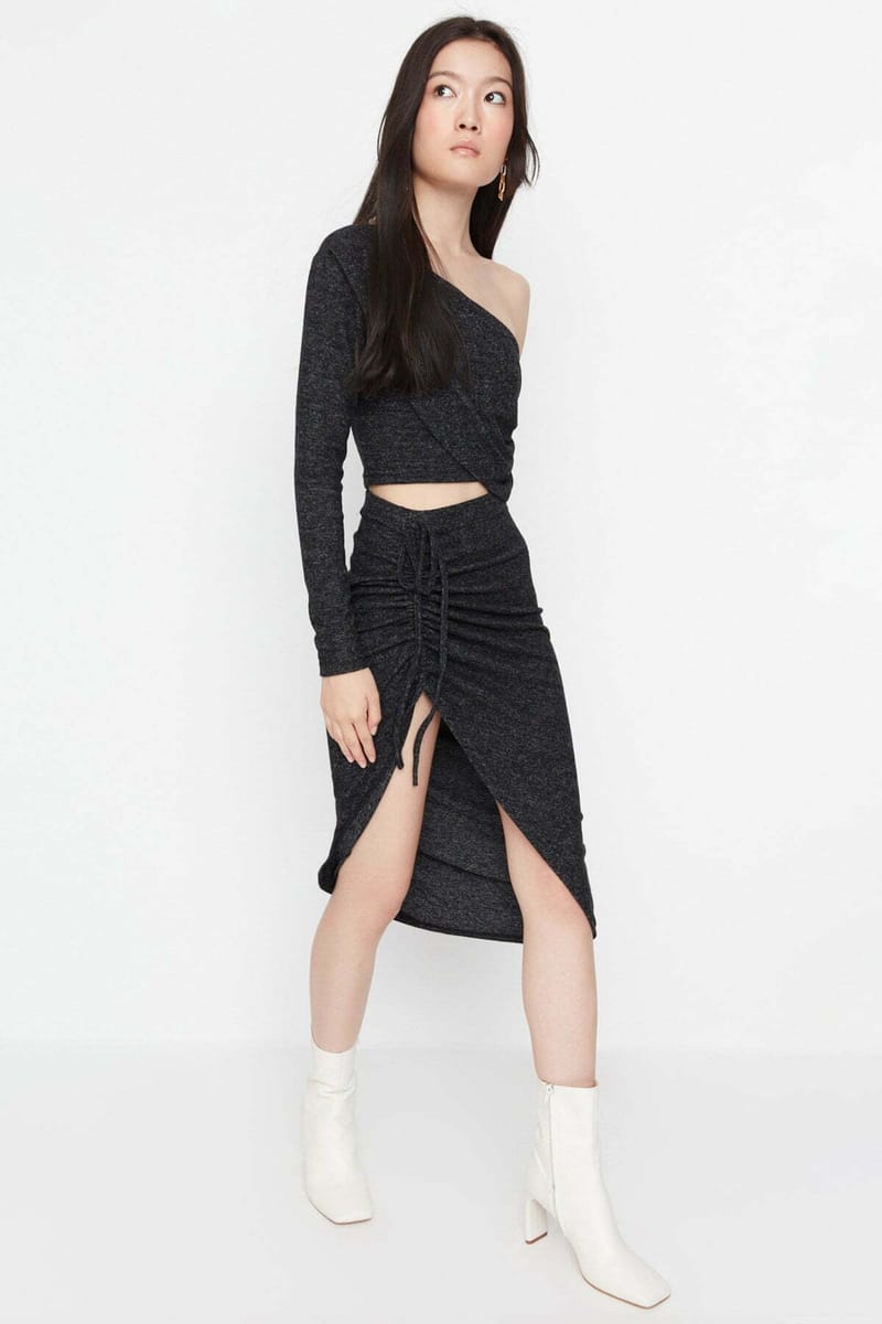 Soft Knitted Bottom-Top Set Trendyol - Women's Co-ord Sets 31