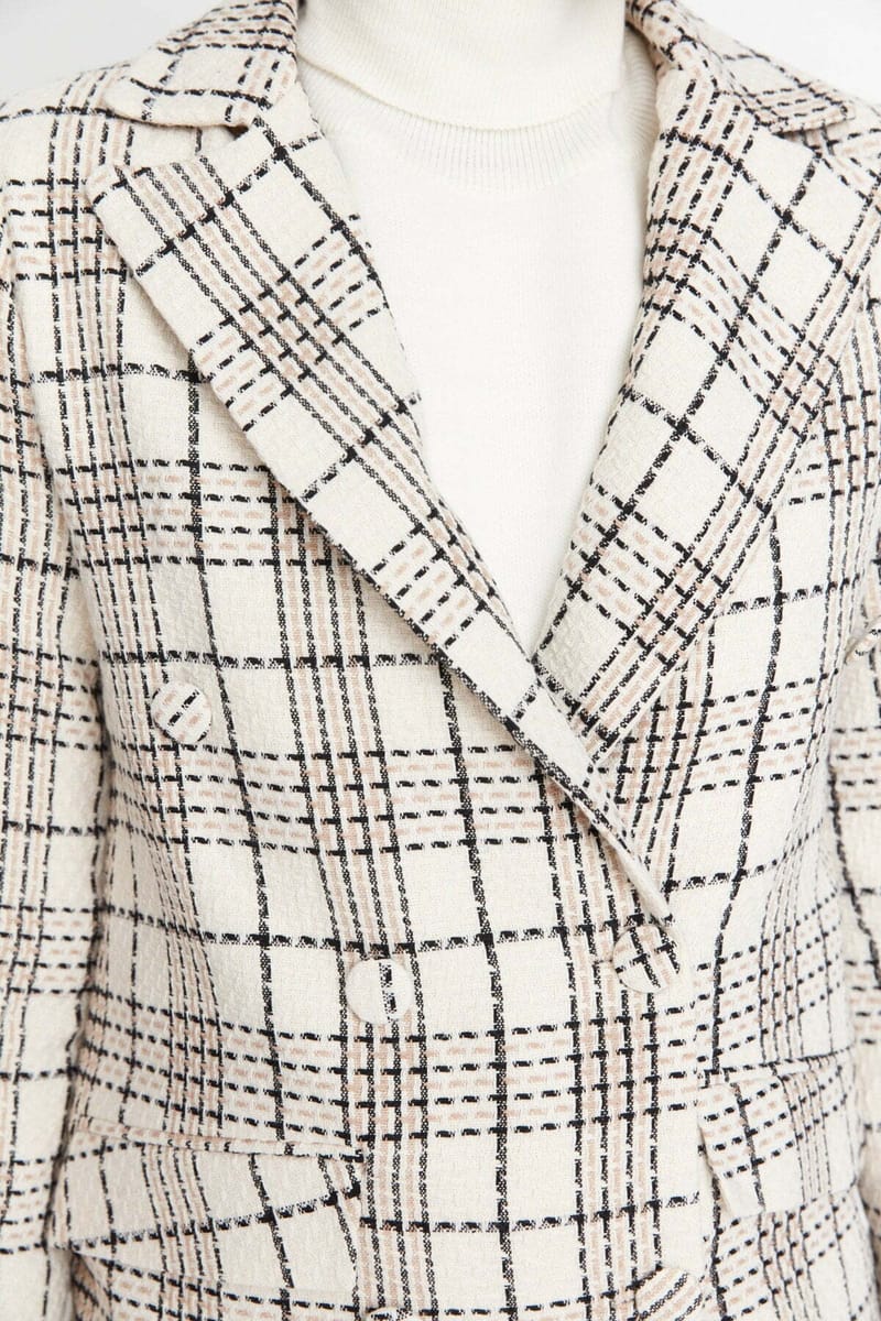 Plaid Blazer Jacket Plaid Blazer Jacket