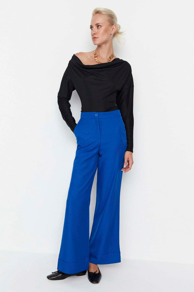 High Waist Wide Leg Pant - Formal Pants 26