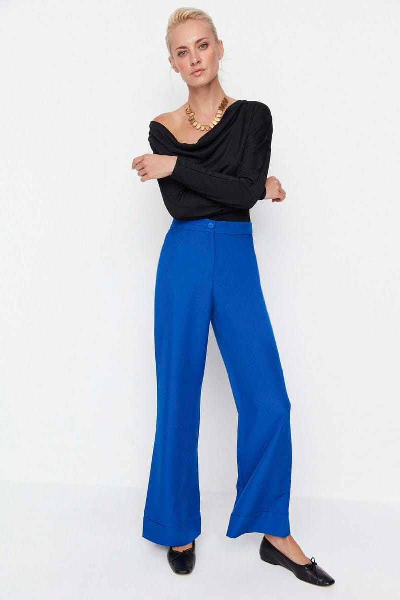 High Waist Wide Leg Pant - Formal Pants 27