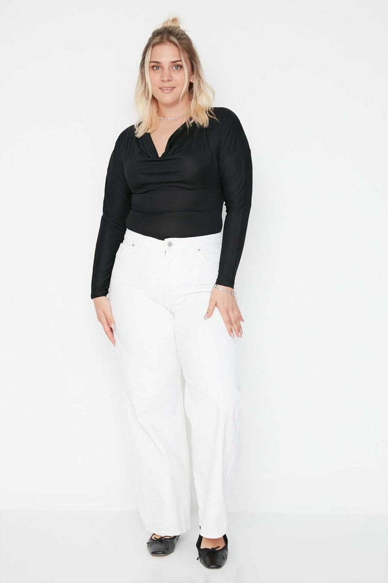 Plus Size High Waist Straight Jeans - Plus Size Pants & Leggings 31