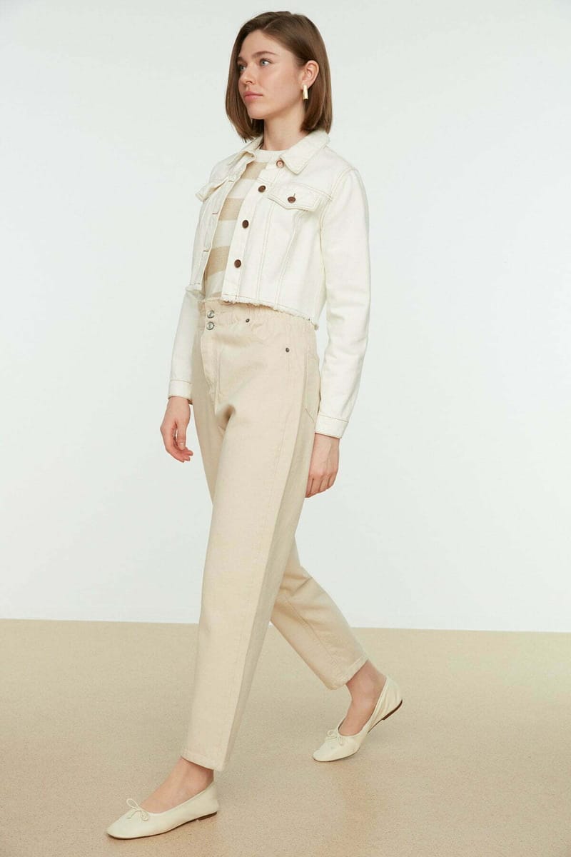 Trendyol - Women's Mom Jeans 30