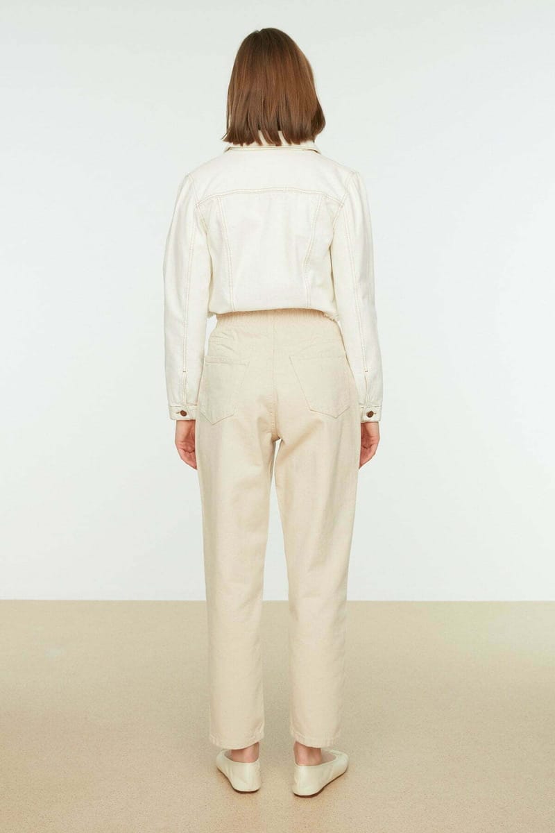Trendyol - Women's Mom Jeans 34