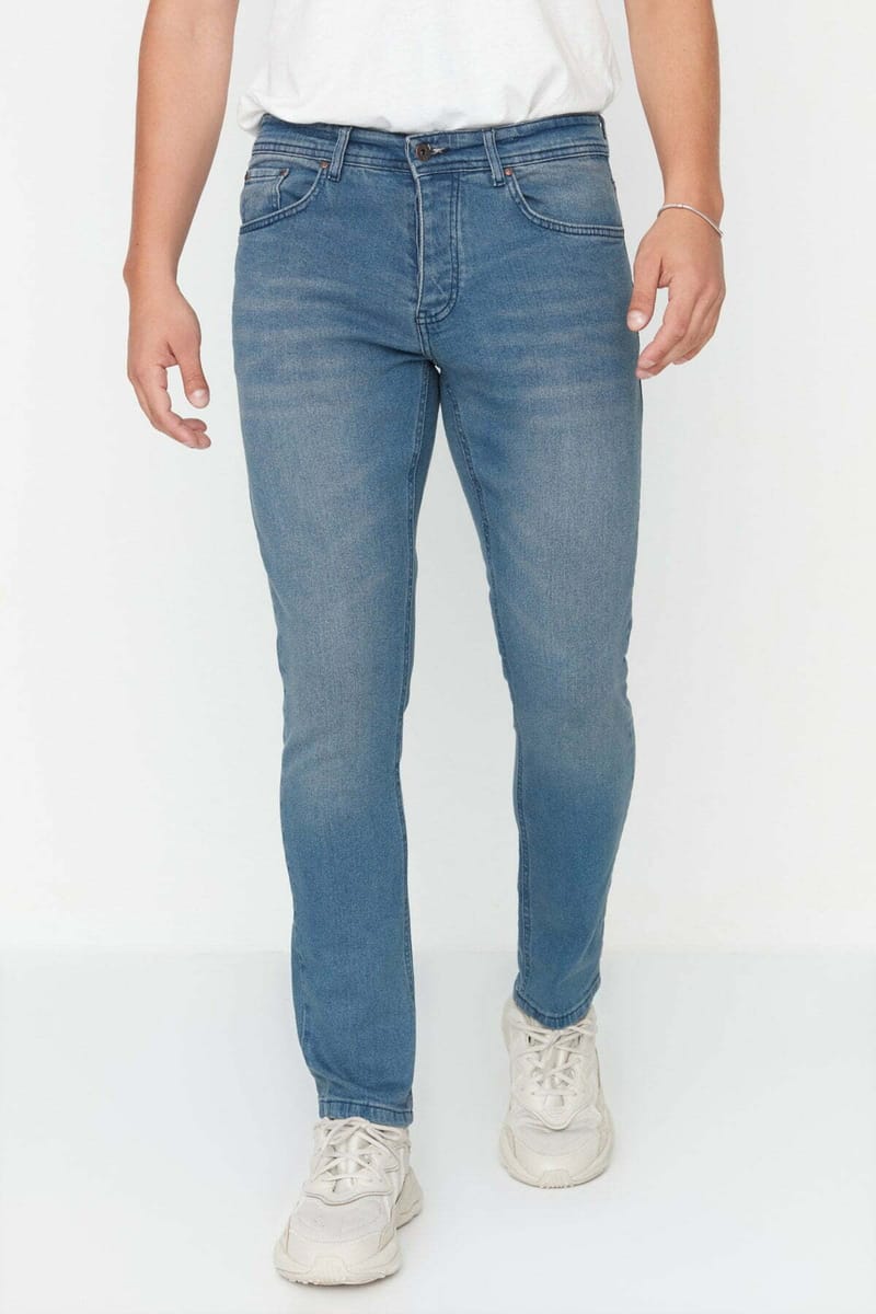 Light Wash Skinny Fit Jeans - Skinny Jeans 37