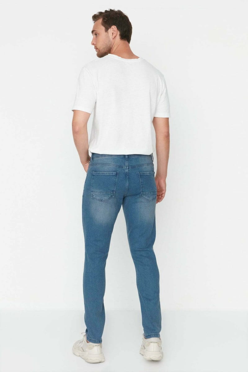 Light Wash Skinny Fit Jeans - Skinny Jeans 39