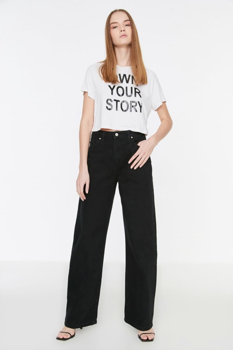 Straight High Rise Wide Leg Women's Jeans Straight High Rise Wide Leg Women's Jeans - Wide Leg Jeans 59