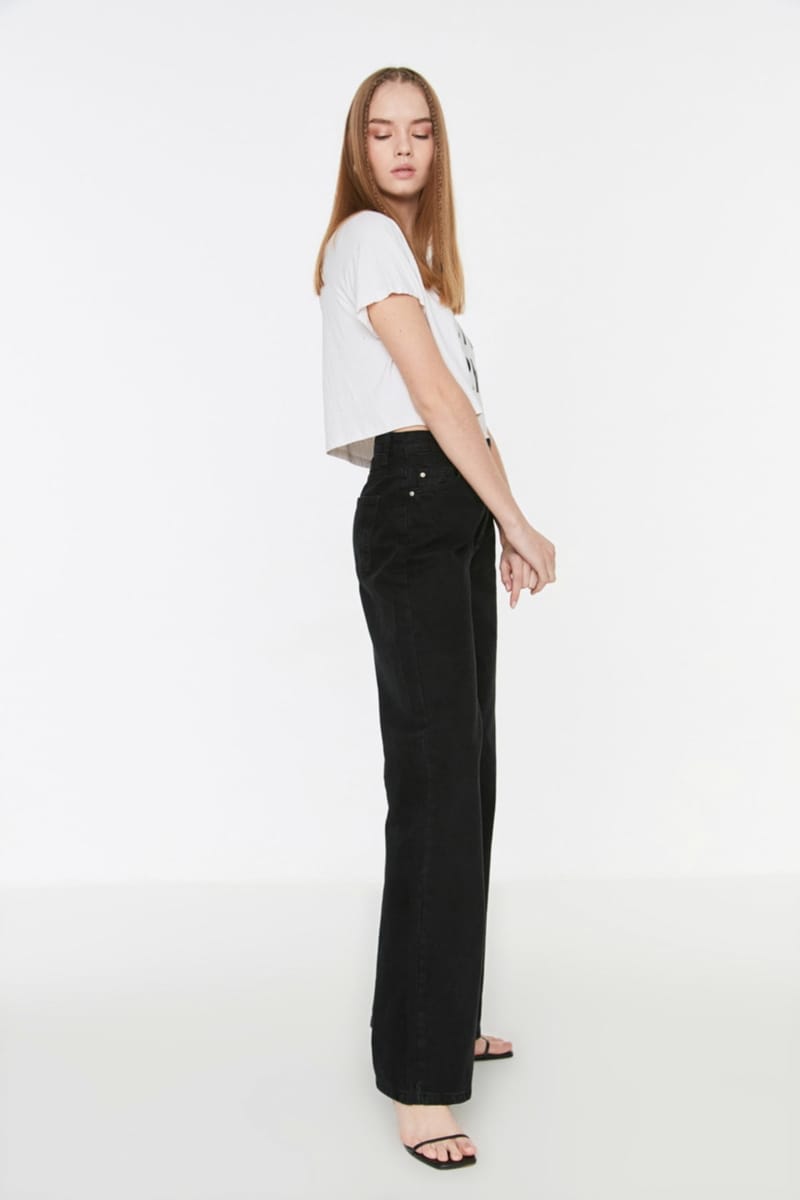 Straight High Rise Wide Leg Women's Jeans Straight High Rise Wide Leg Women's Jeans - Wide Leg Jeans 60