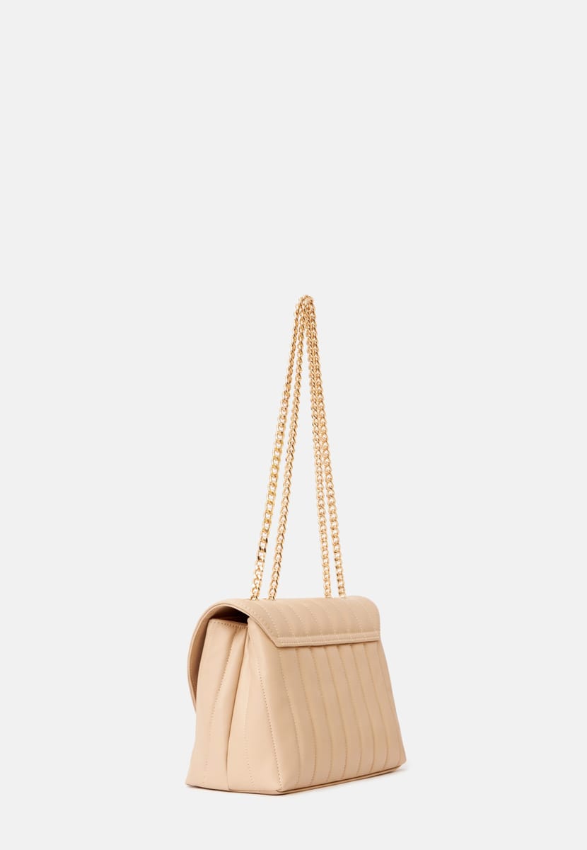 Parigi Pale Brown Flap Women's Shoulder Bag Parigi - Women's Shoulder Bags 1