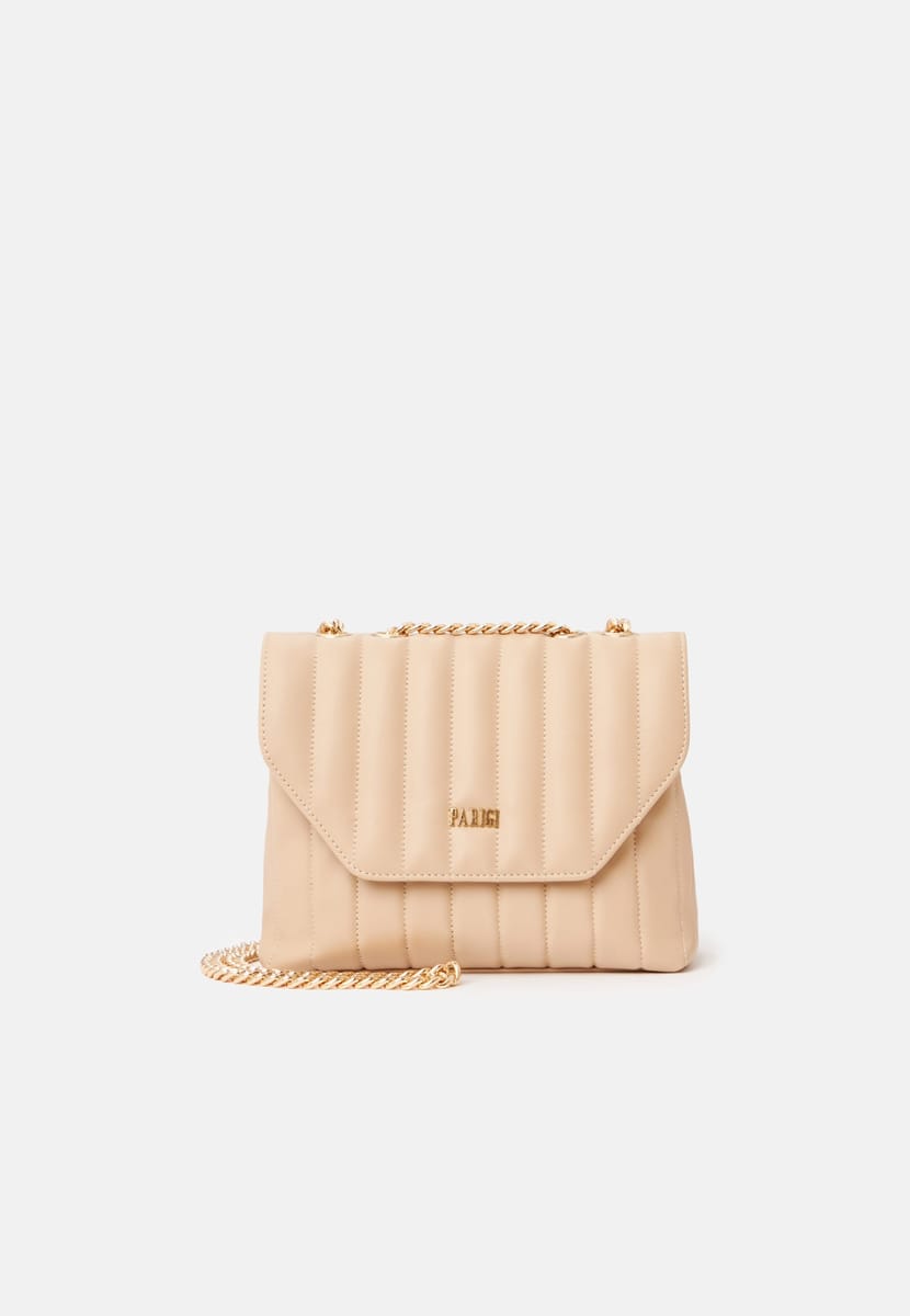 Parigi Pale Brown Flap Women's Shoulder Bag Parigi - Women's Shoulder Bags