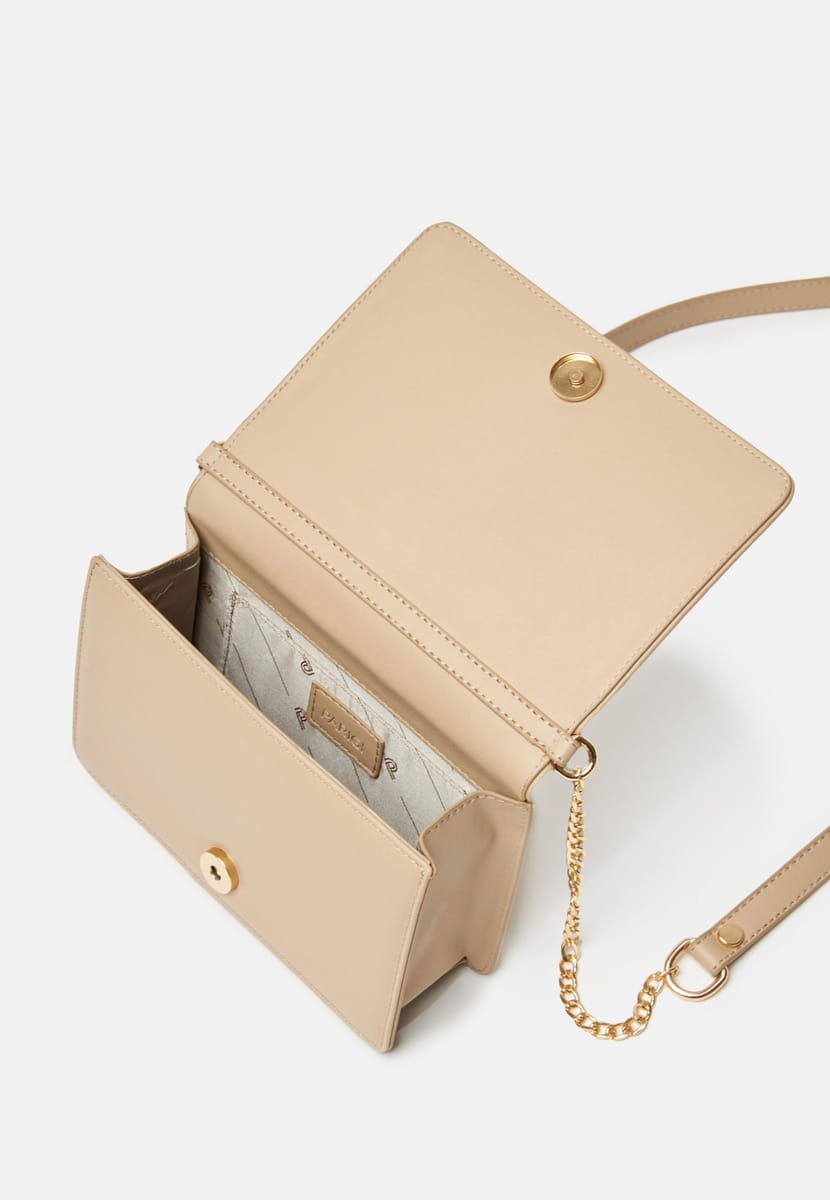 Parigi Beige Women's Flap Crossbody Bag - Crossbody Bags 3