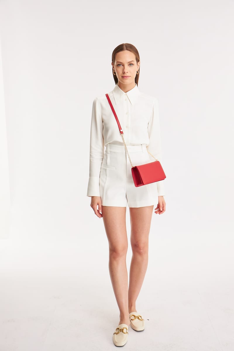 Parigi Red Clutch Women's Crossbody Bag - Crossbody Bags 4