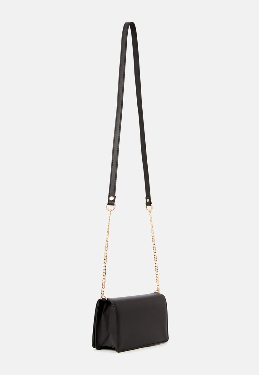 Parigi Black Women's Flap Crossbody Bag - Crossbody Bags 1