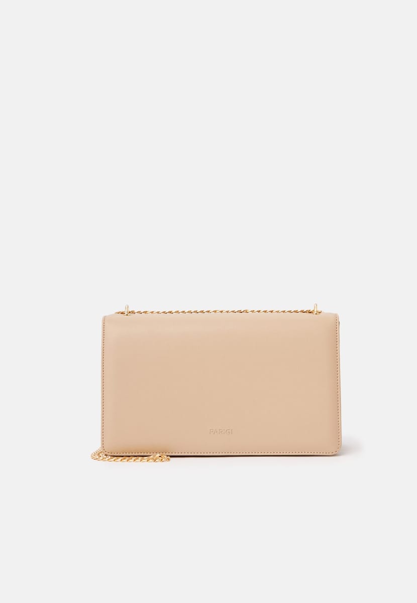 Parigi Flap Pale Beige Women's Shoulder Bag - Shoulder Bags