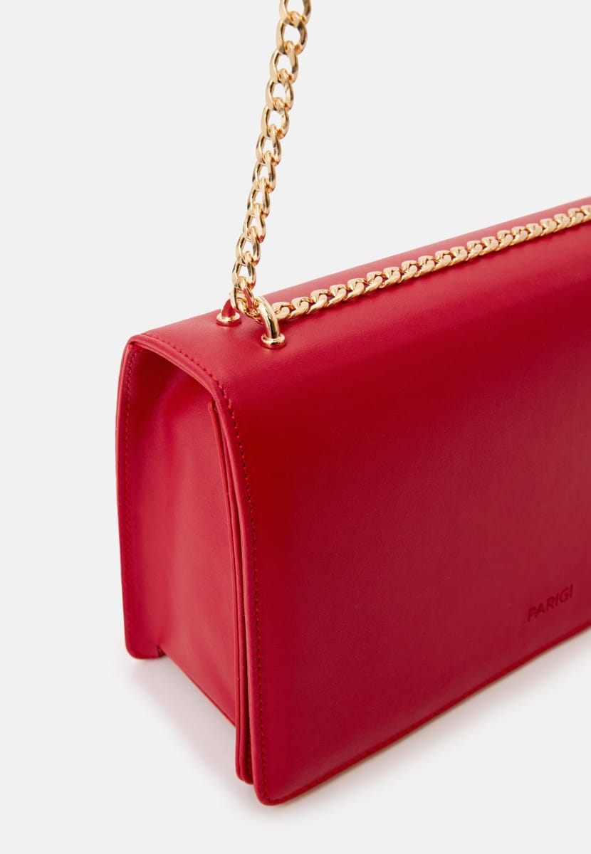 Parigi Women's Red Flap Shoulder Bag - Shoulder Bags 3