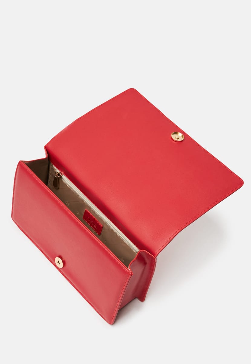 Parigi Women's Red Flap Shoulder Bag - Shoulder Bags 4