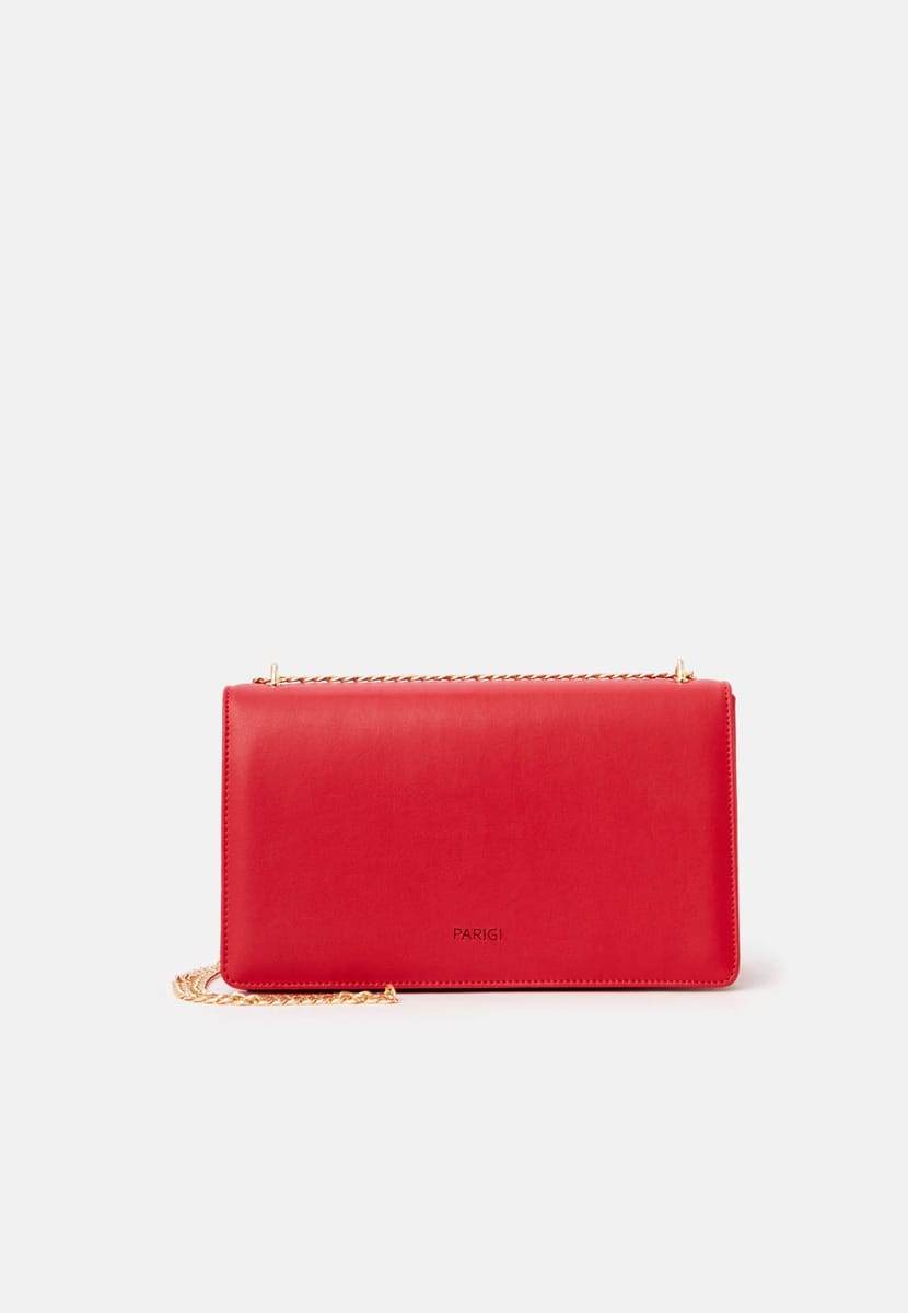 Parigi Women's Red Flap Shoulder Bag - Shoulder Bags