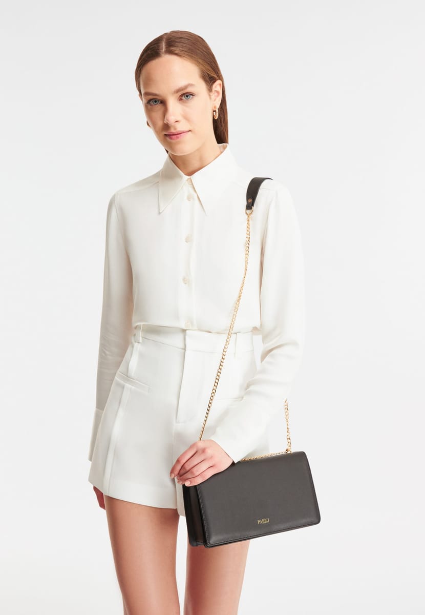 Parigi Flap Black Women's Shoulder Bag Parigi Flap Black Women's Shoulder Bag - Shoulder Bags 6