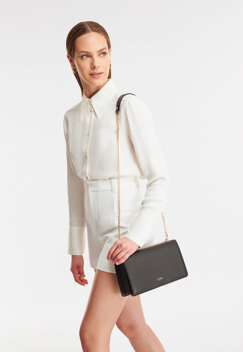 Parigi Flap Black Women's Shoulder Bag Parigi Flap Black Women's Shoulder Bag - Shoulder Bags 7