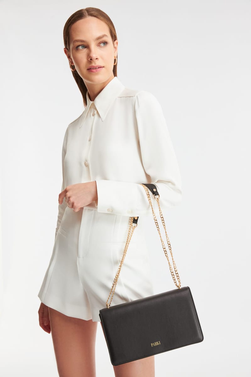 Parigi Flap Black Women's Shoulder Bag Parigi Flap Black Women's Shoulder Bag - Shoulder Bags 8