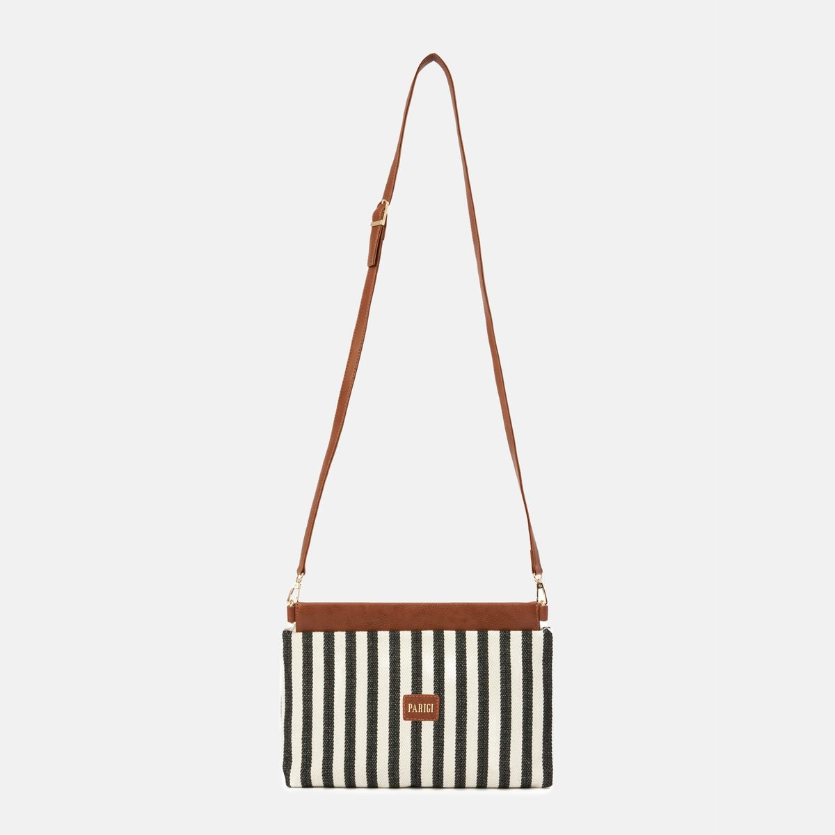 Stylish Canvas Shoulder Bag with Spacious Single Compartment Design