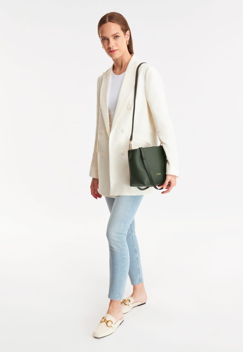 Parigi Khaki Women's Shoulder Bag - Shoulder Bags 4