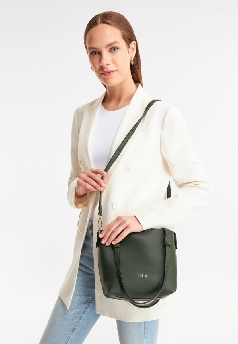 Parigi Khaki Women's Shoulder Bag - Shoulder Bags 5