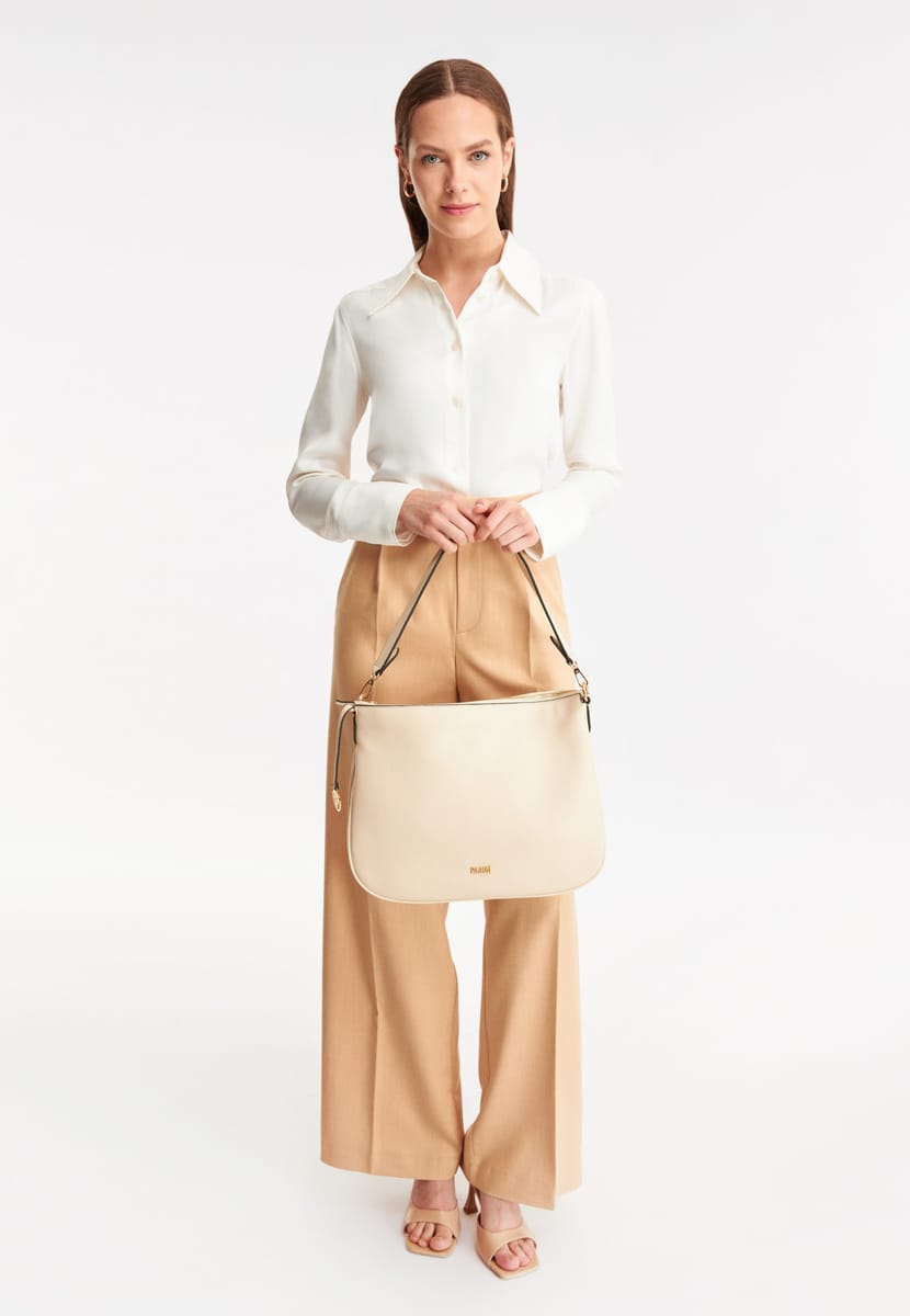 Parigi Women's Beige Shoulder Bag